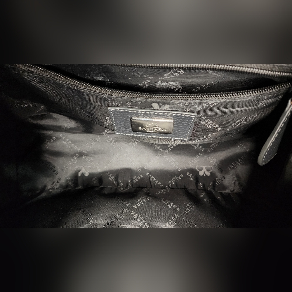 EUC Barbara Milano Italian Leather Shoulder Bag - Picture 2 of 7